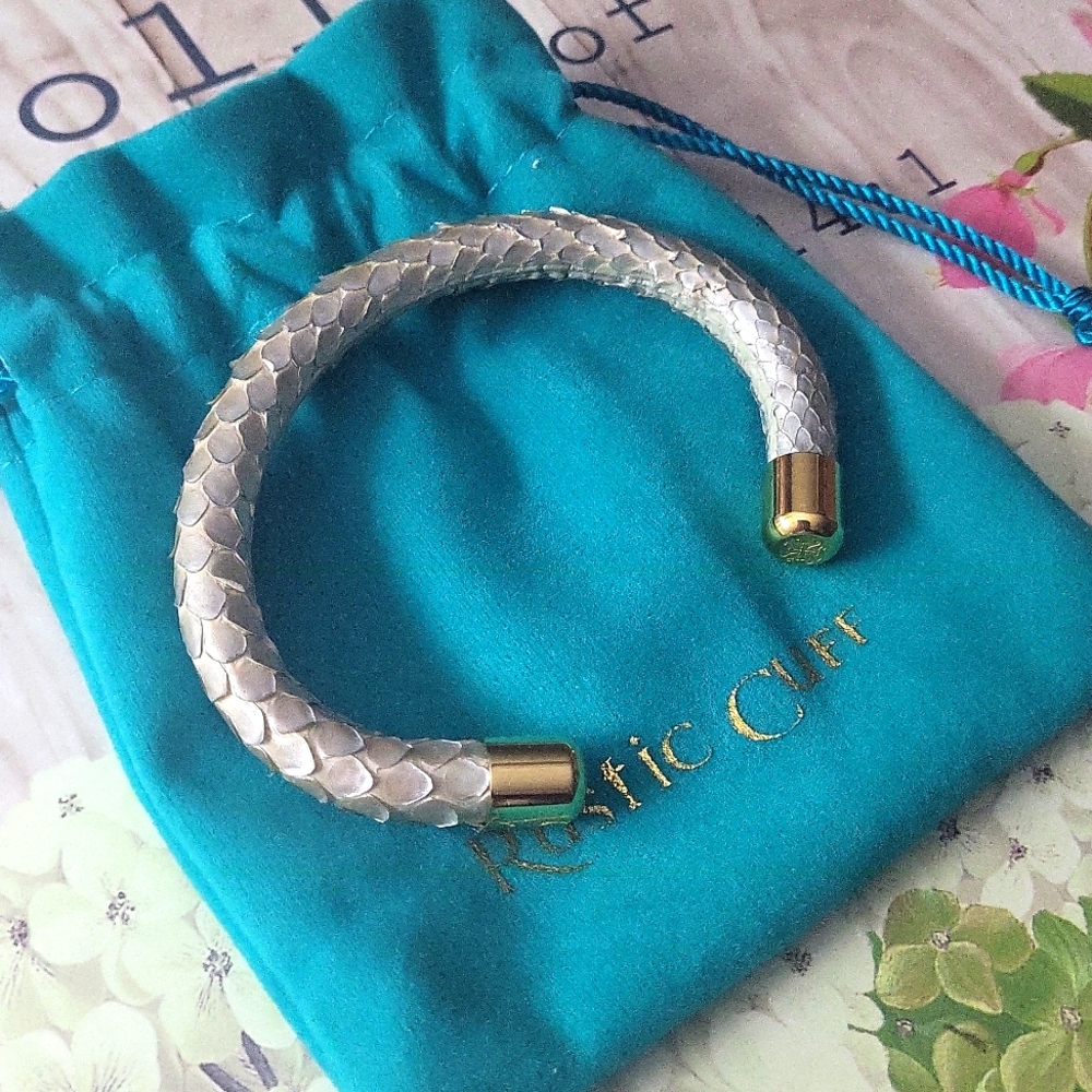 Rustic Cuff, Snakeskin Cuff - image 2